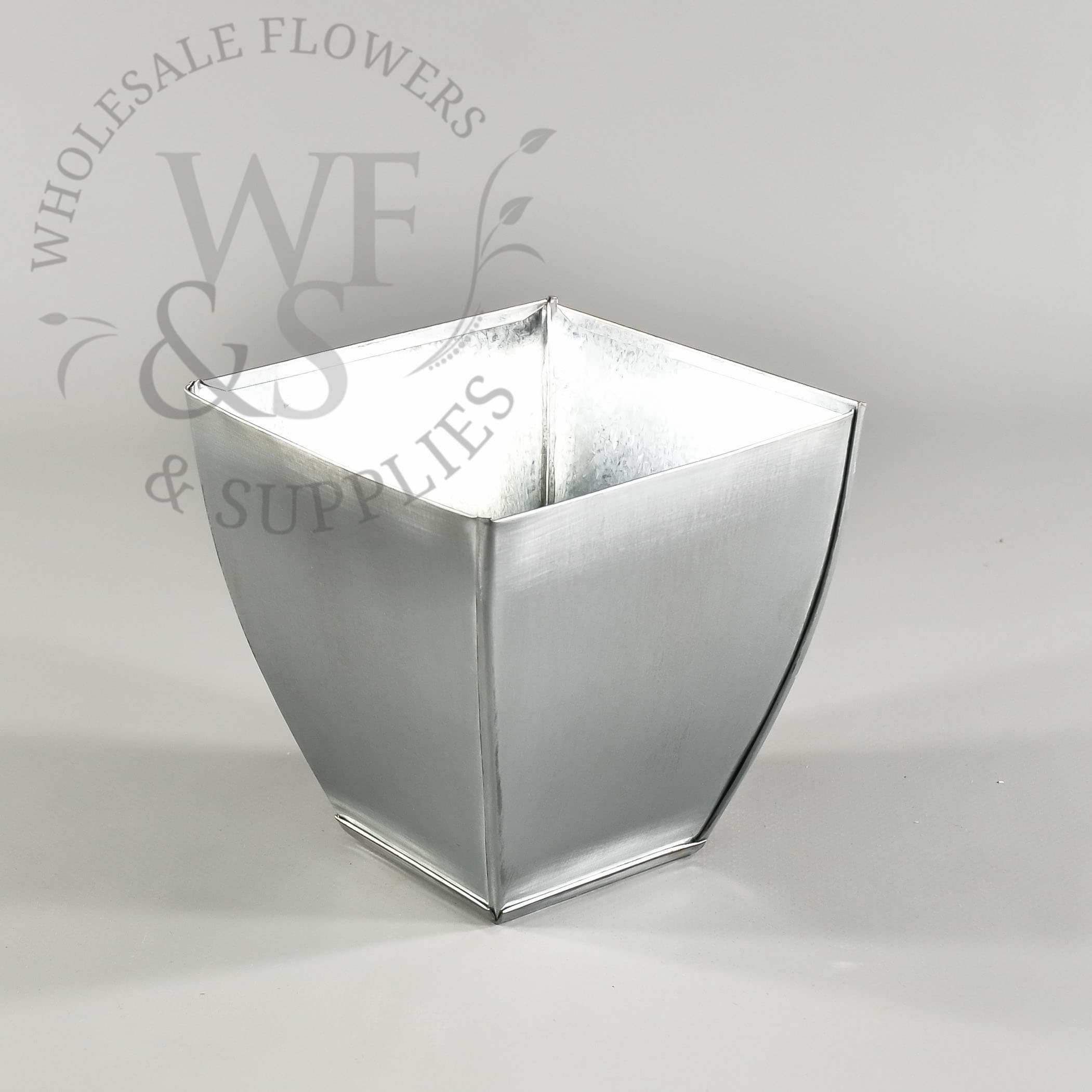 Galvanized Tapered Planter