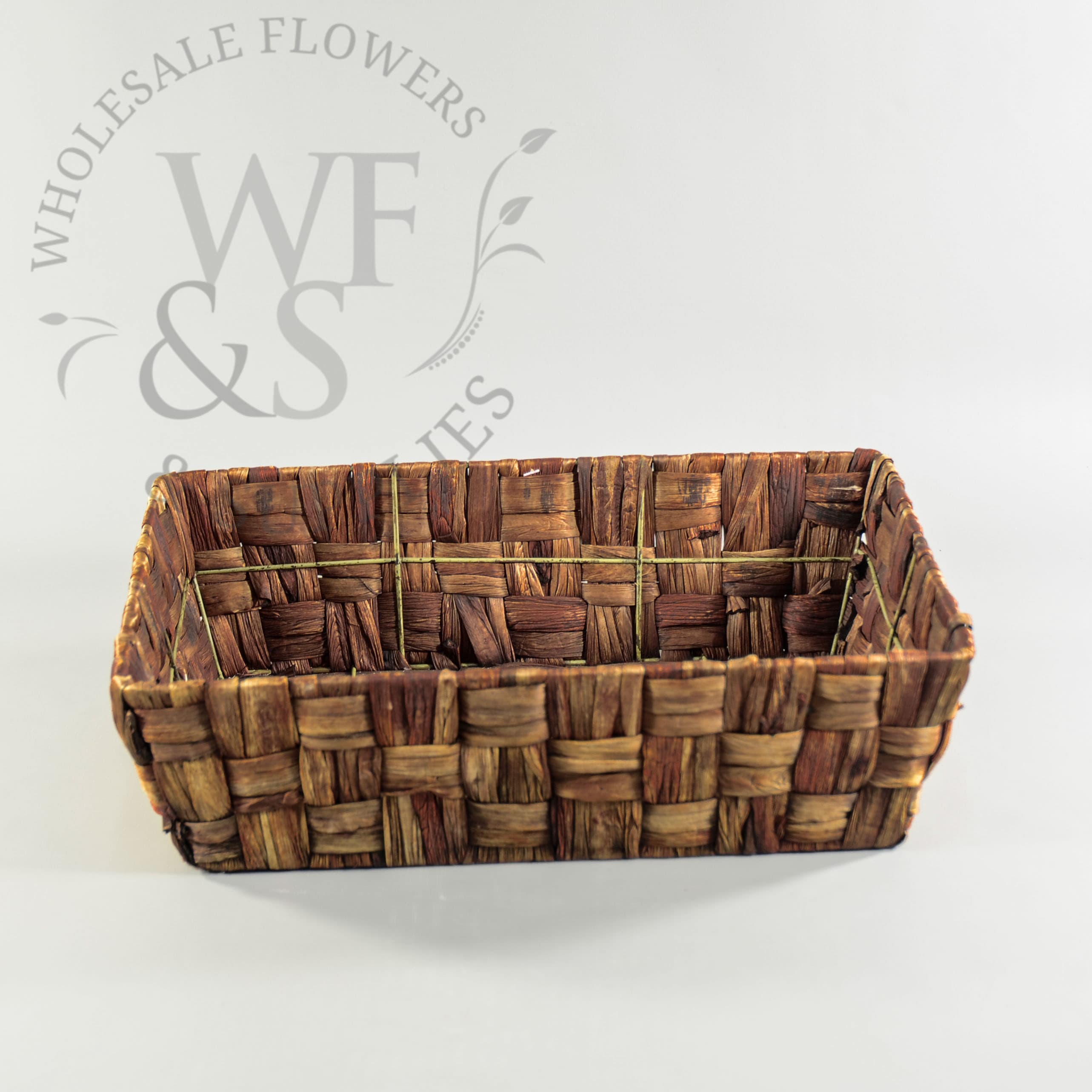 Wicker Rectangle Container Basket