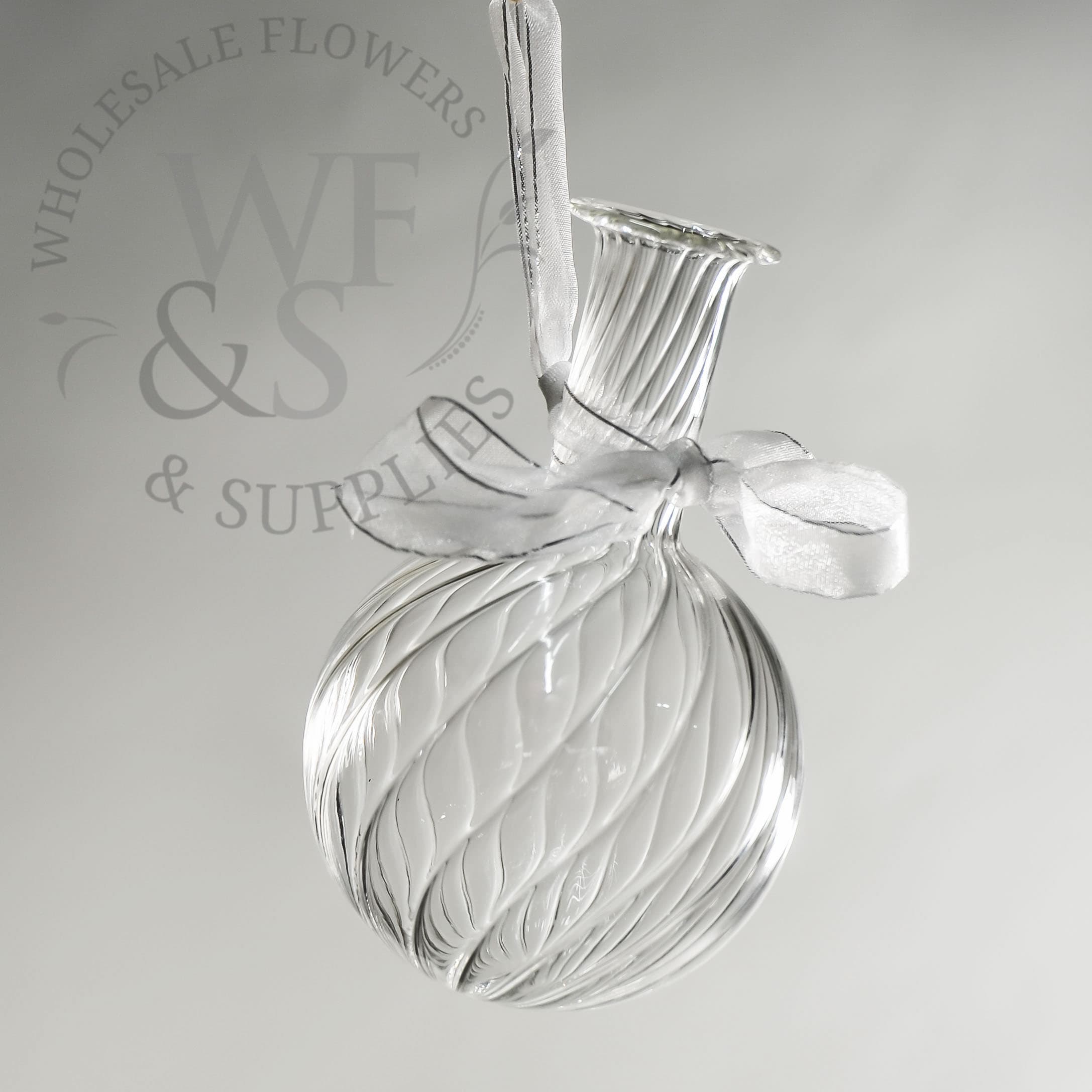 5" Hanging Swirl Glass Beaker