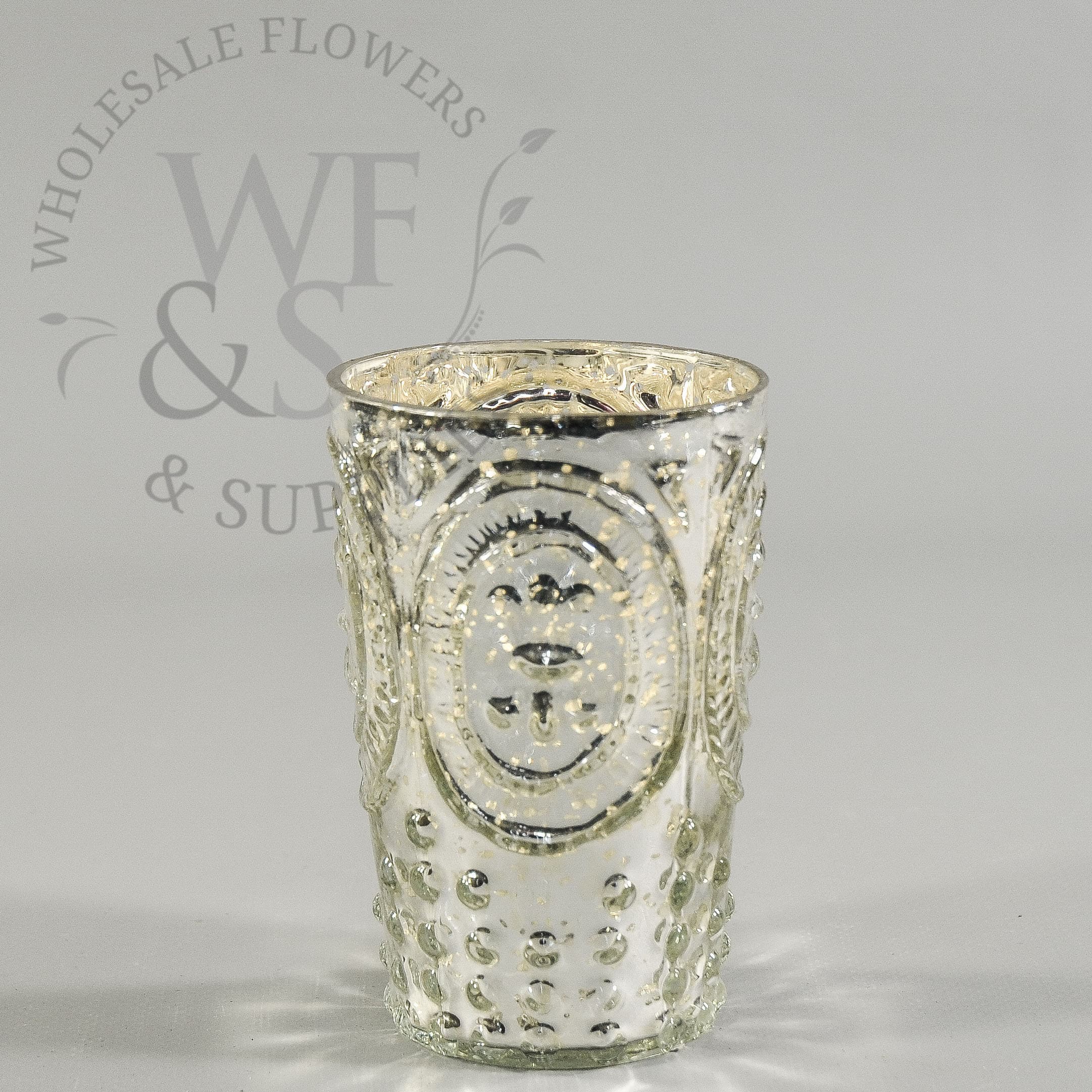 Silver Fleur De Lis Votive Cup