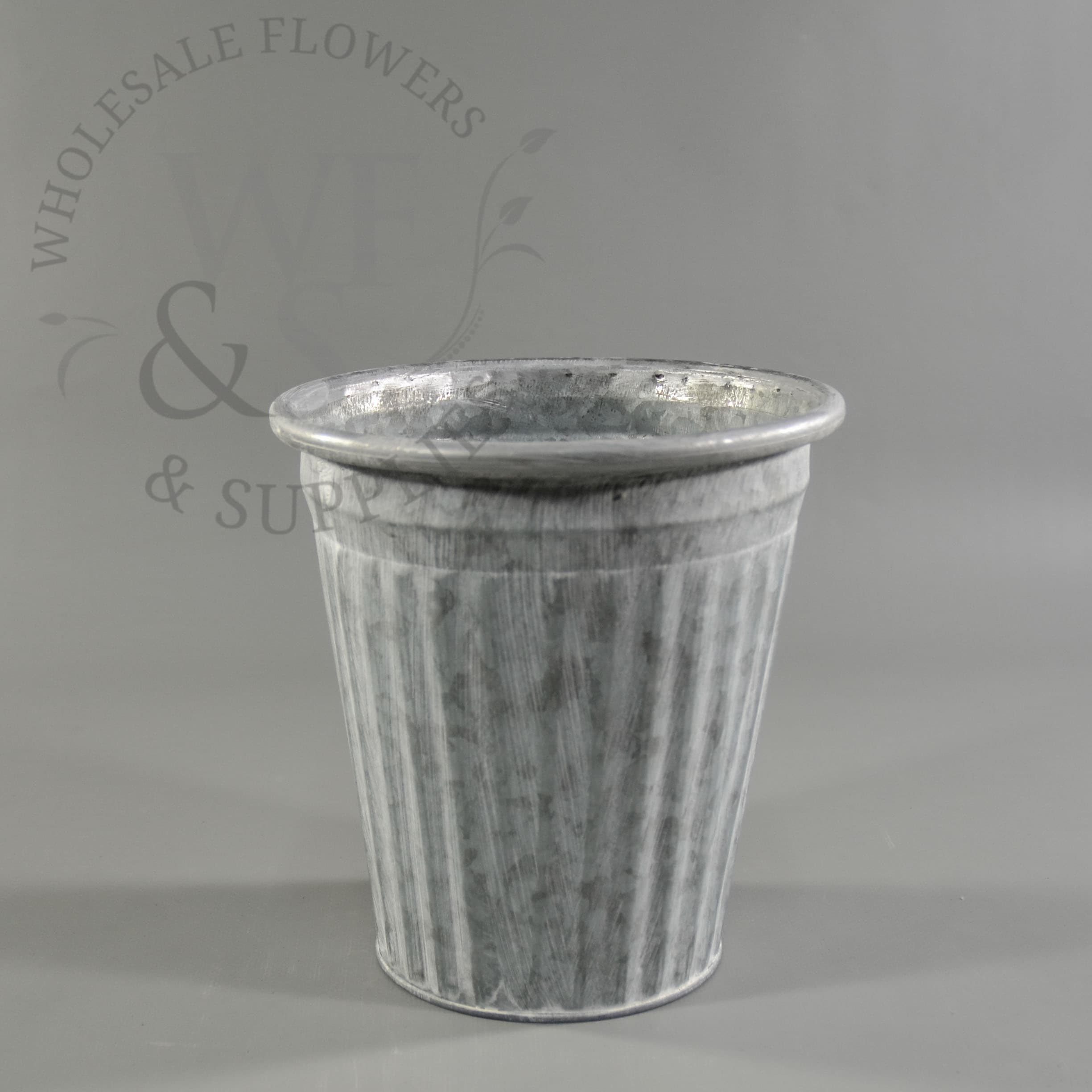 Antiqued Galvanized Container