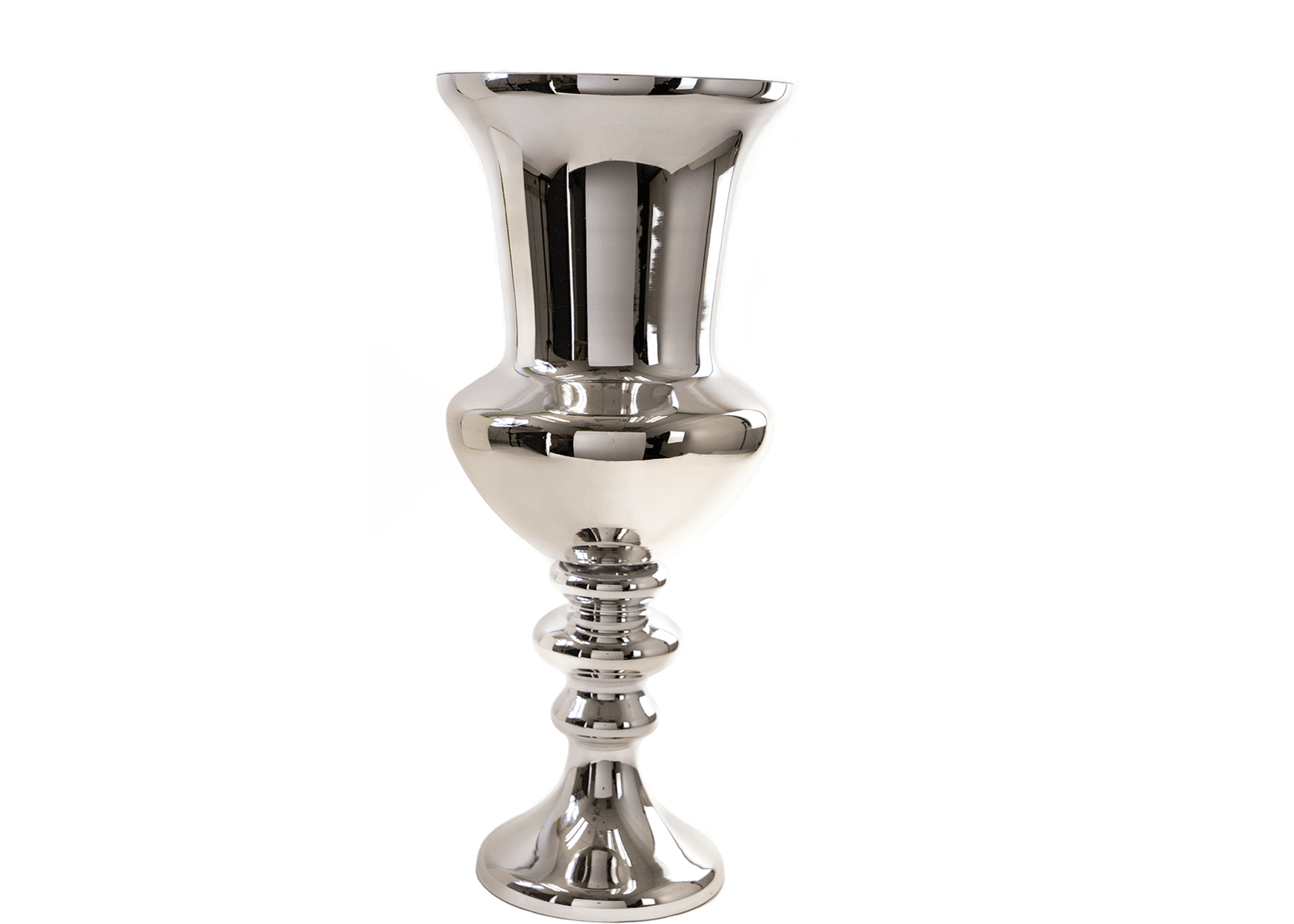 19.5" Silver Hurricane Vase