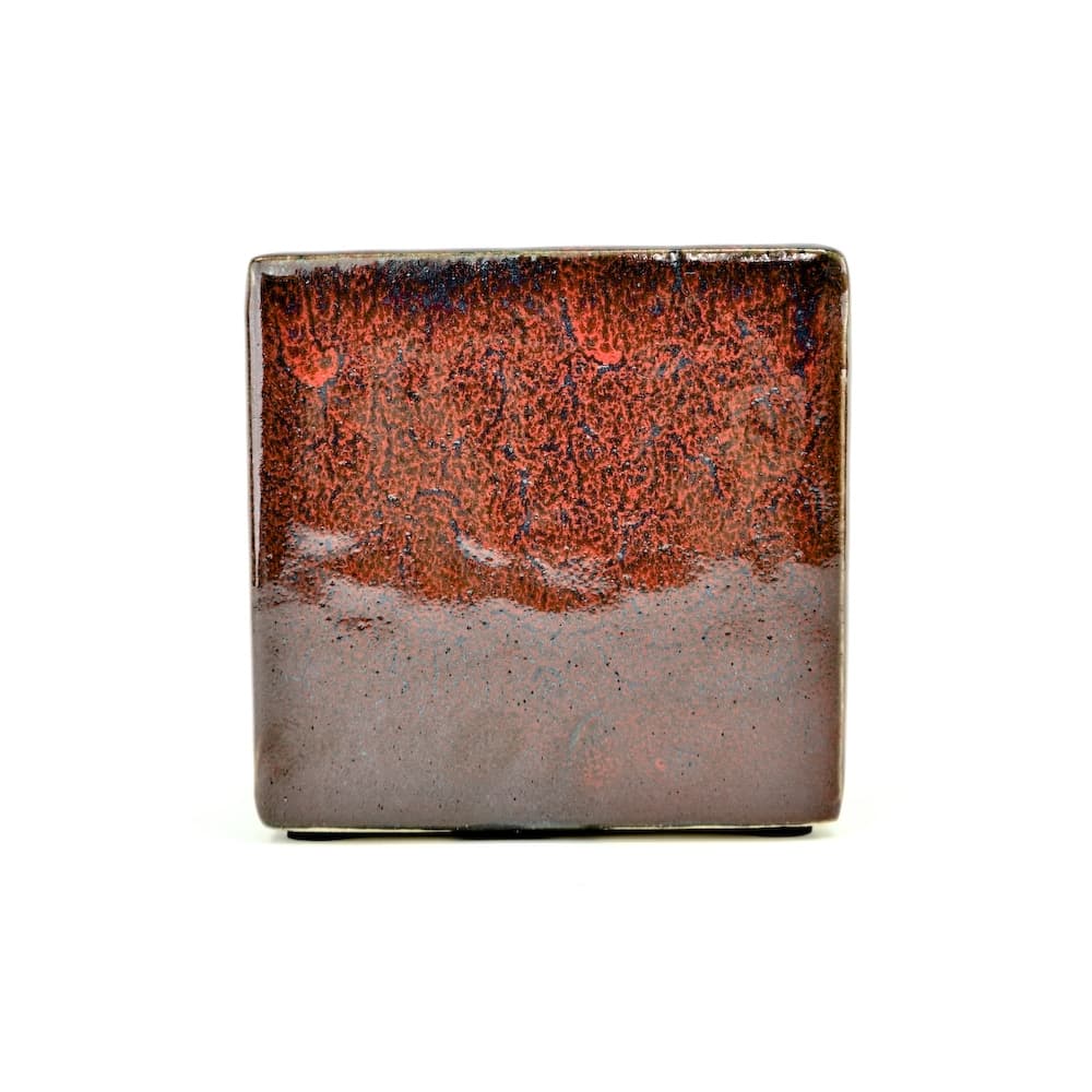 4" Ceramic Planter - Dark Red