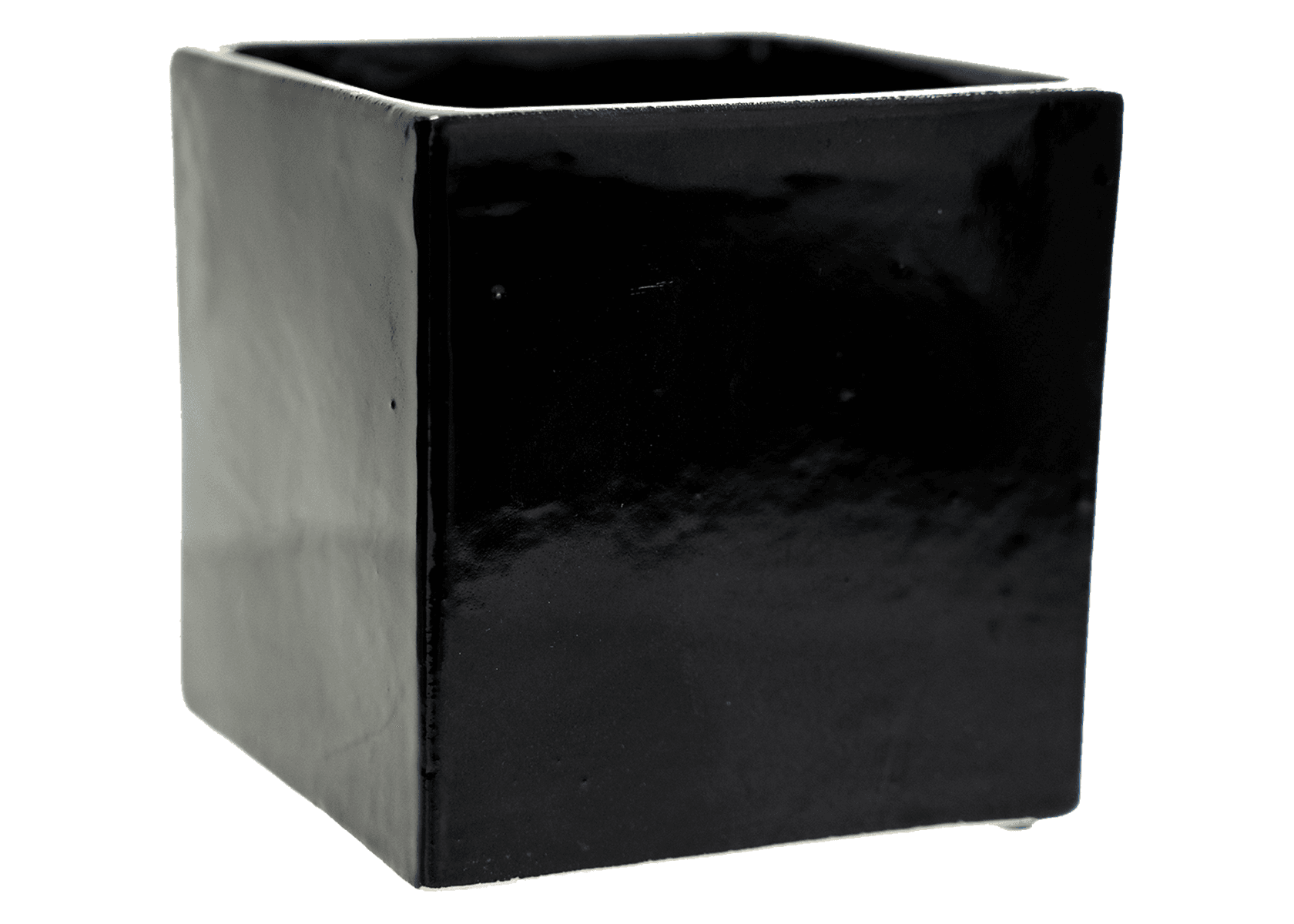5 1/2" - Black Matte Cube