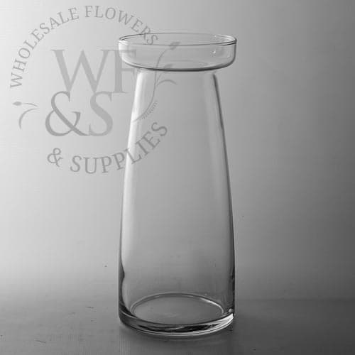 9" Lipped Cylinder Vase