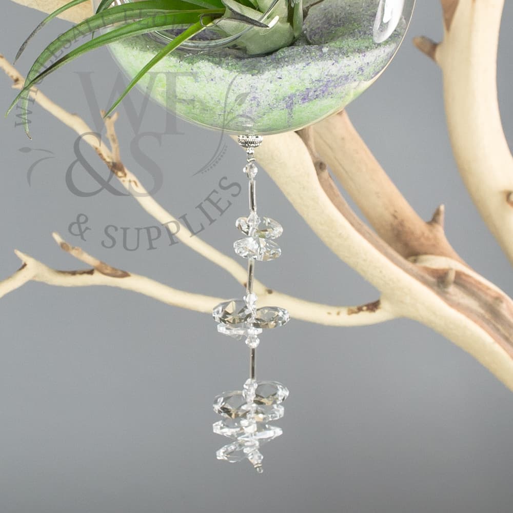 Crystal Magnet Hanging  Ornament 4.5" 