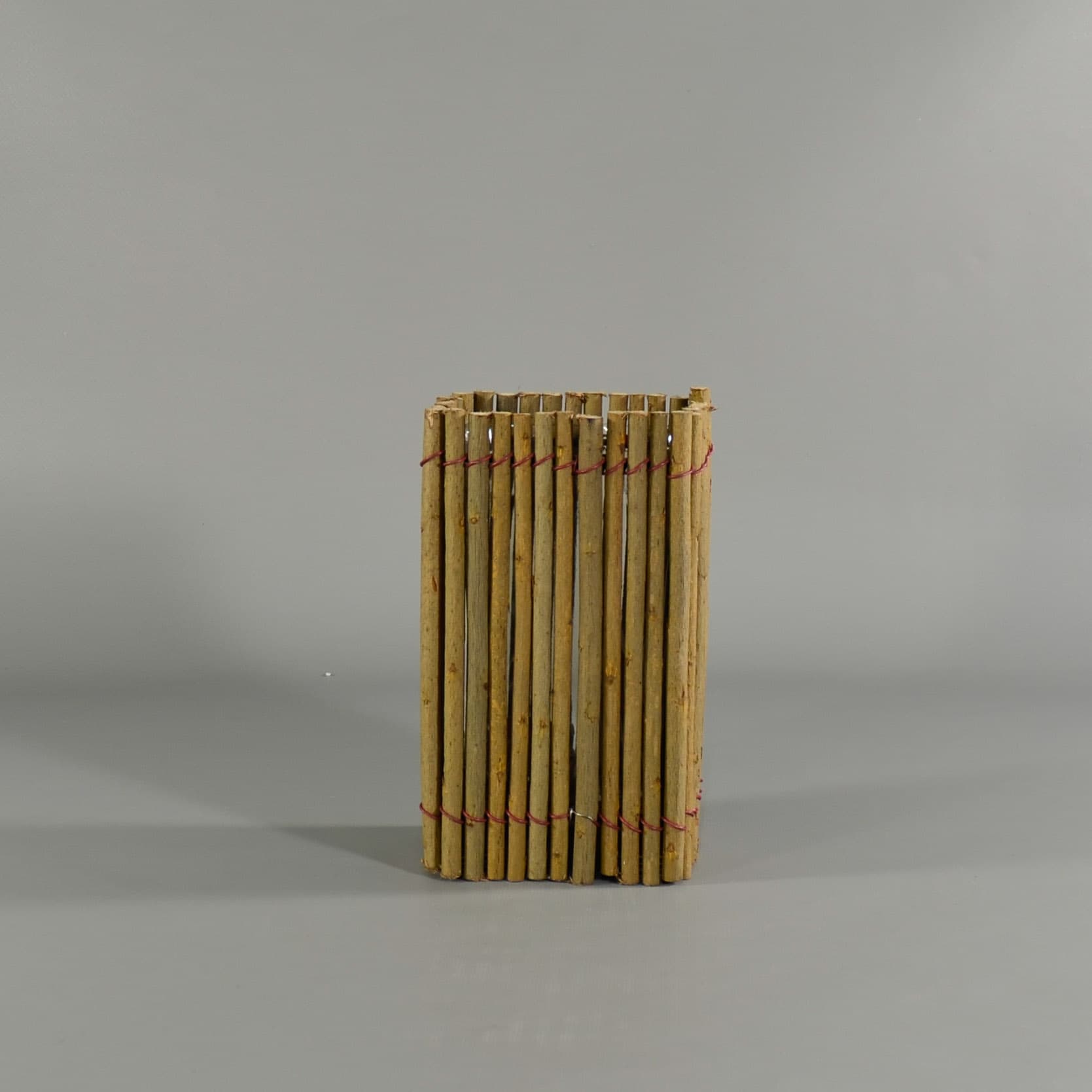 7" Rectangle Wired Twig Container Small