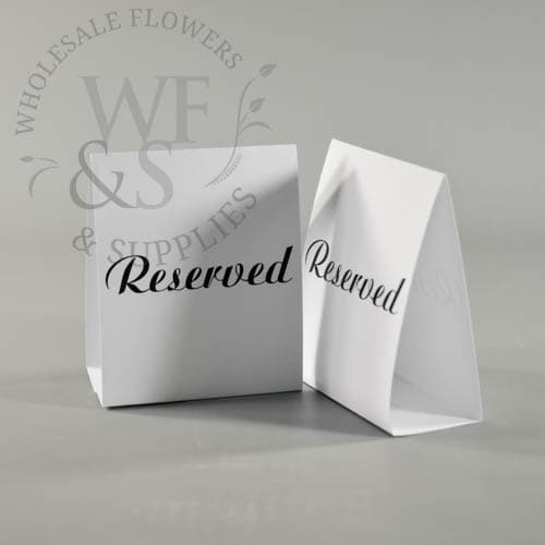 Reserved seating table tent