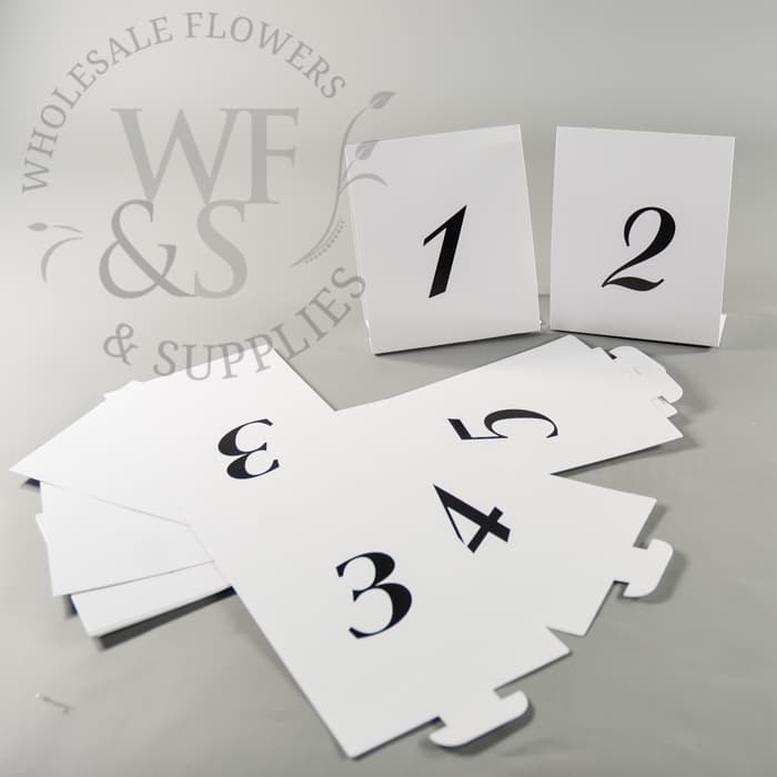 Table number tent No: 1-15