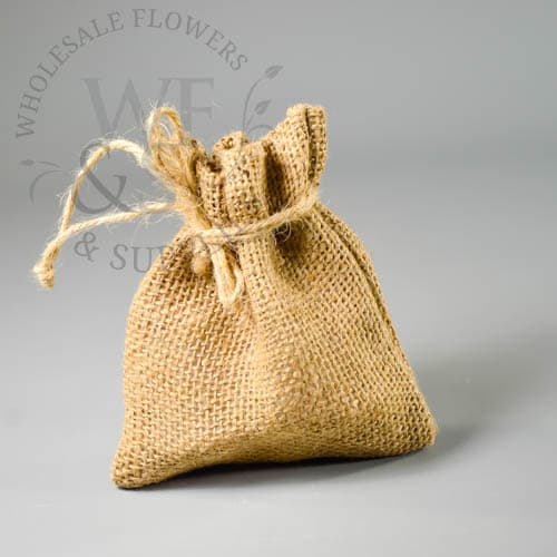 Natural Burlap Bags 6-Pack 3"x4"