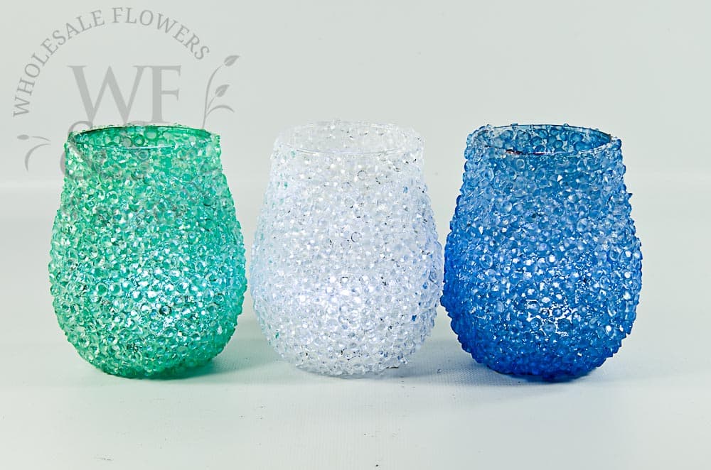 Beaded Sparkle Candle Holders