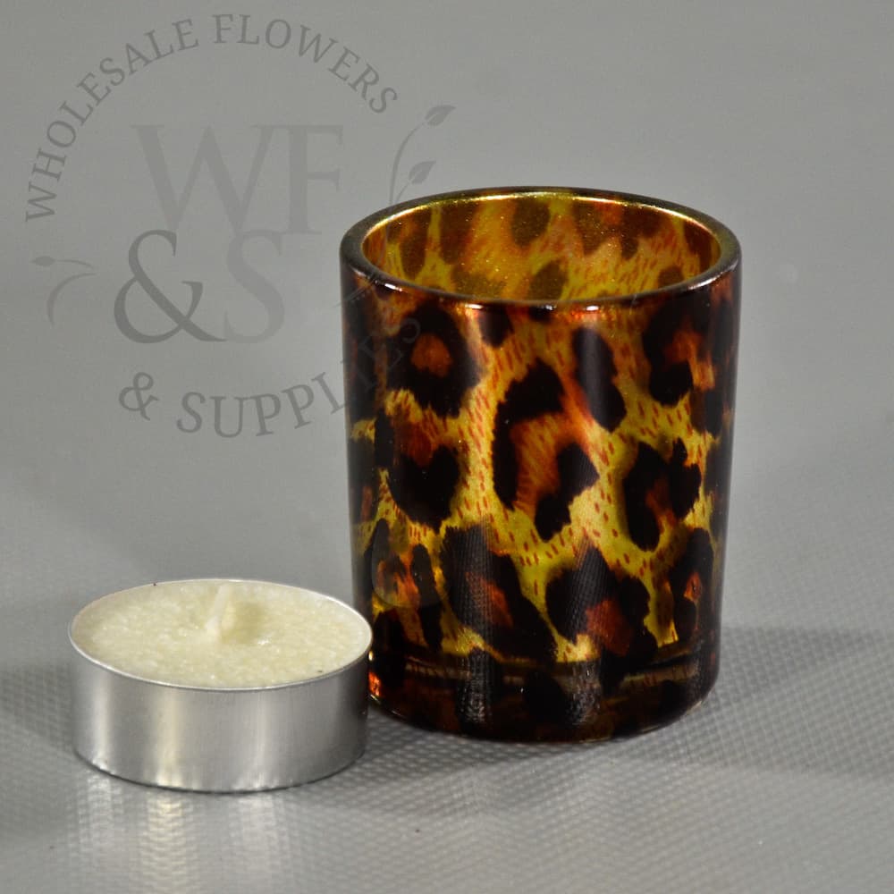 3-Pack of Leopard Candles
