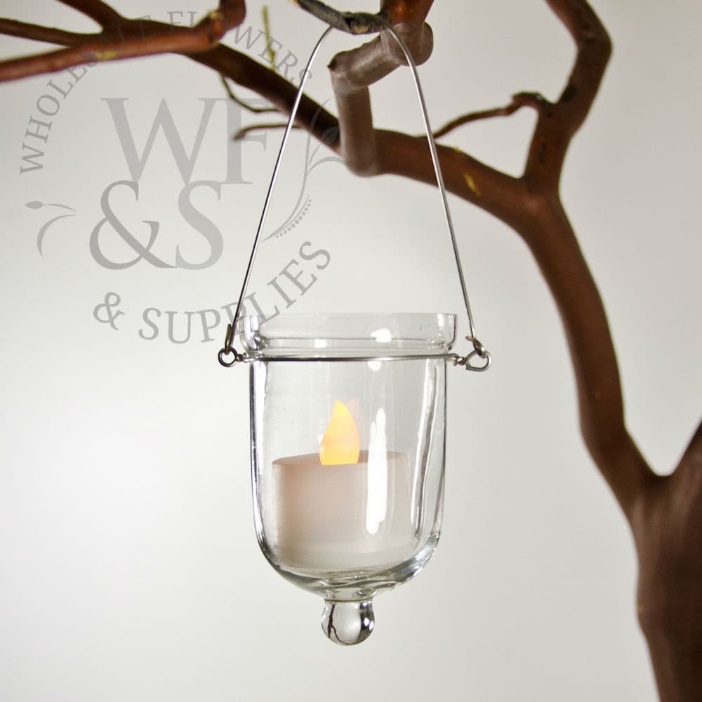 3.5" Hanging Glass Votive Holder
