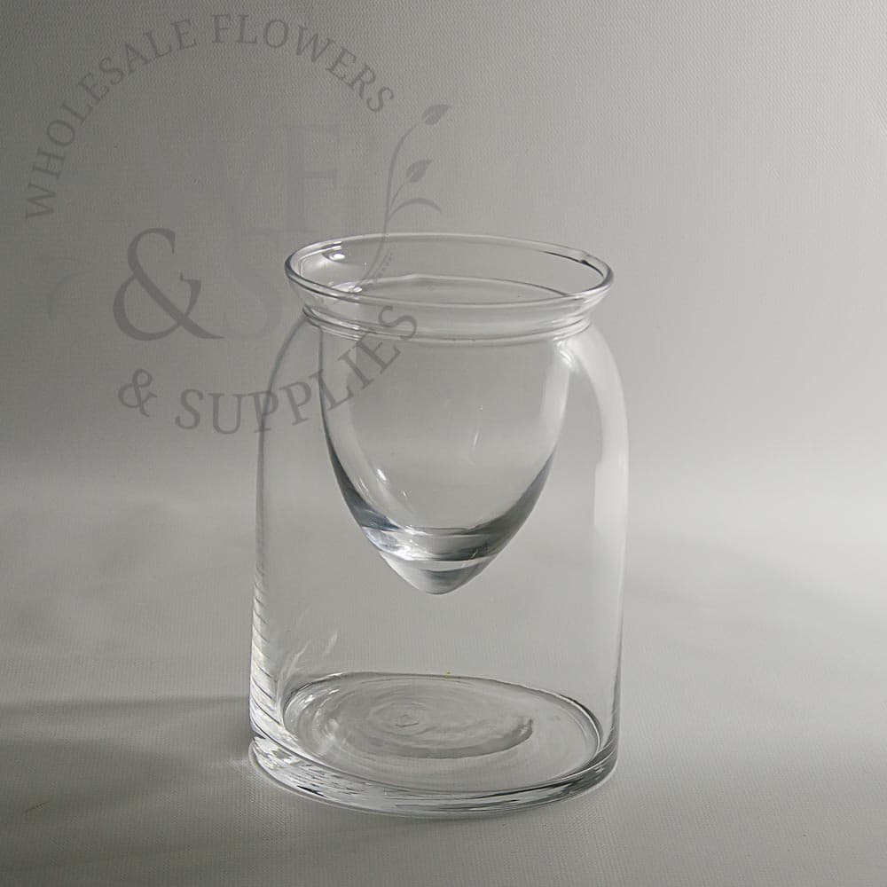 Clear Glass Terrarium 6.5"H,  4.5" W