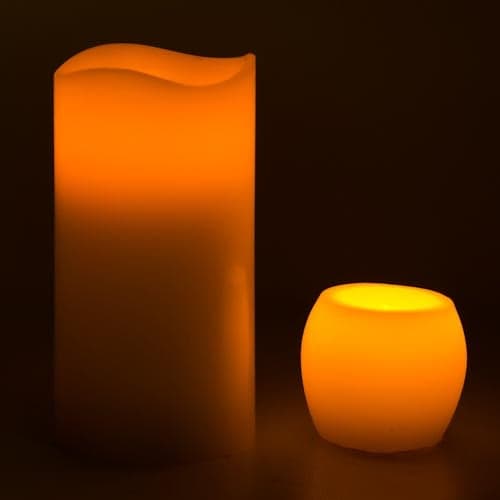 Cream Flameless LED Candle 3"x5"