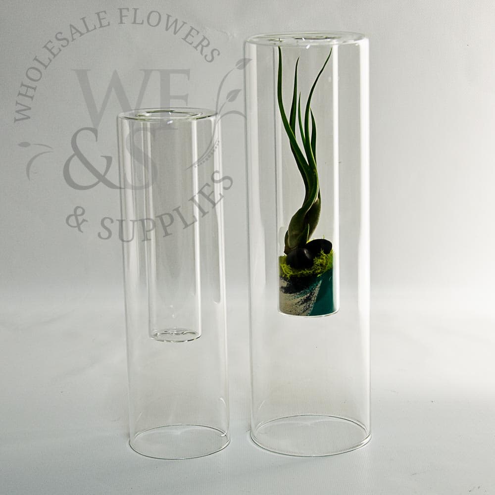 12" Glass Candle Holder