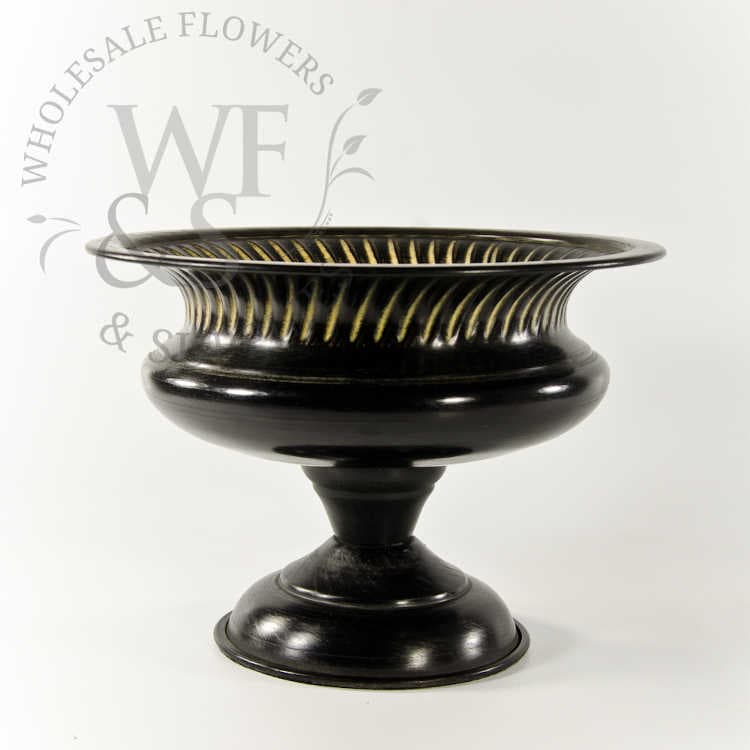 Dark Brown Metal Planter
