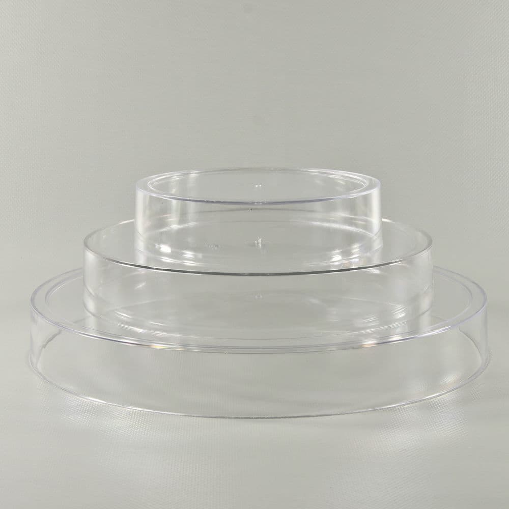 Designer Tray Flower Tray Clear 11"