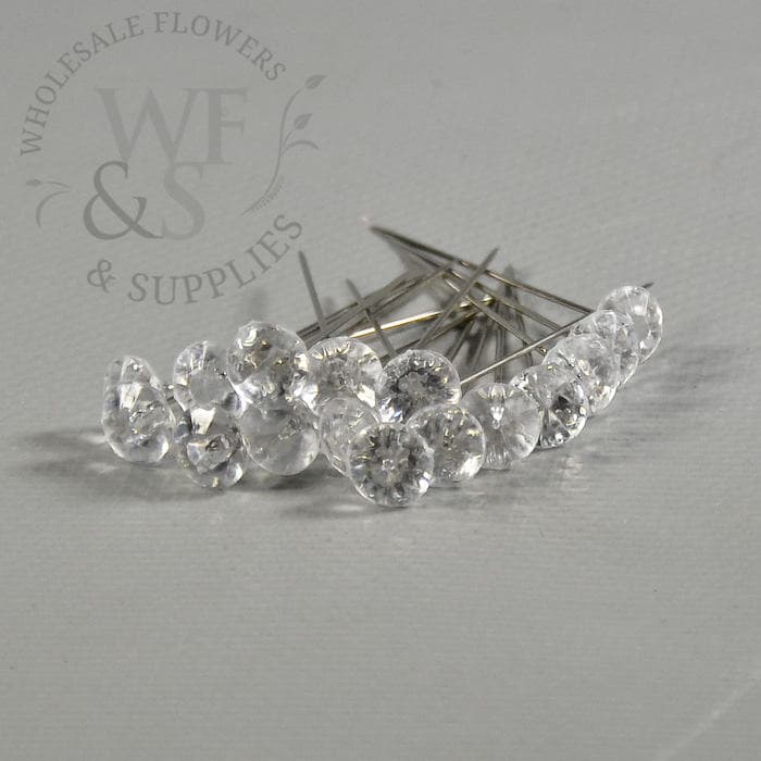 Diamond Corsage Pins - 100 pack