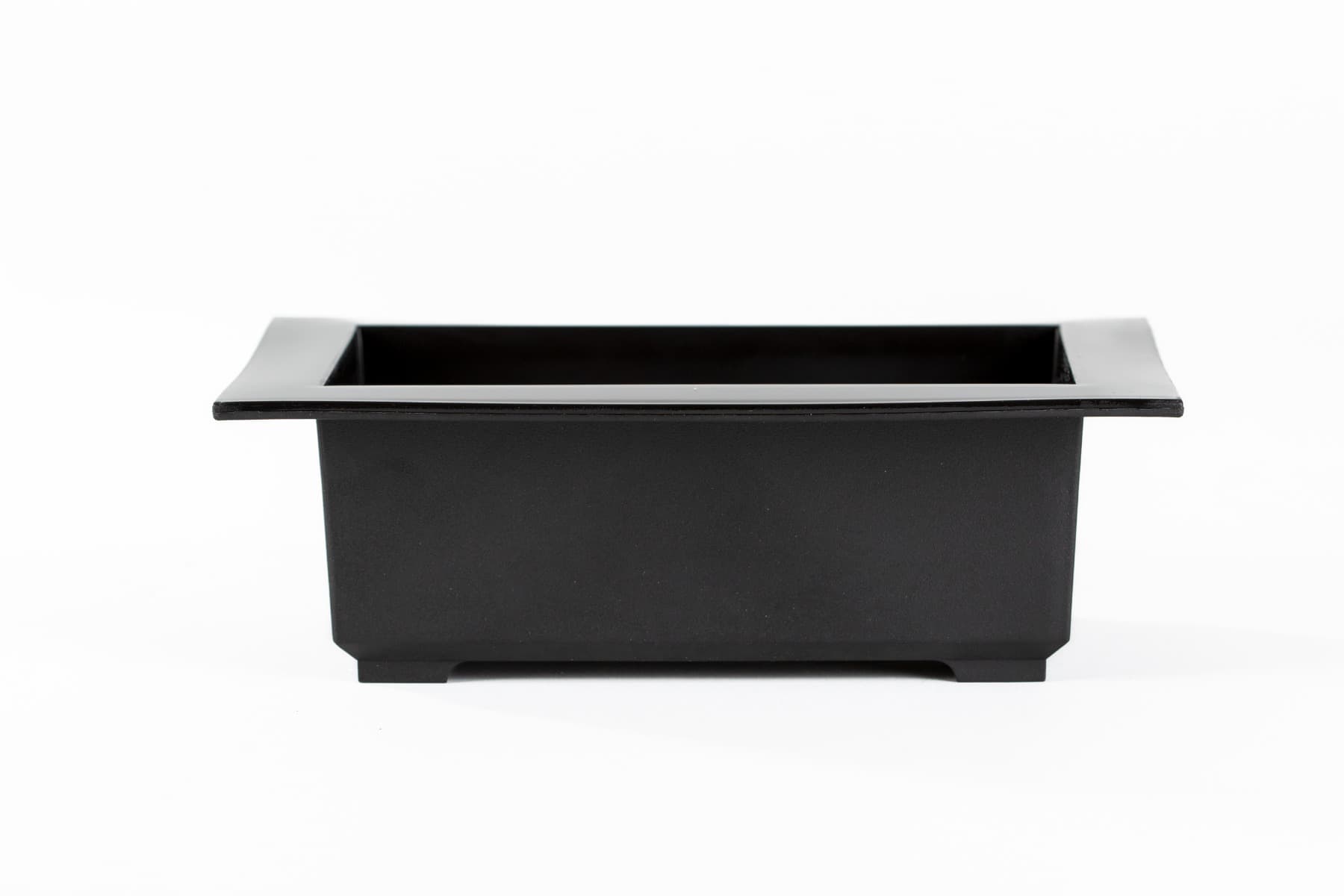 7 3/4 Black Plastic Mesa Tray