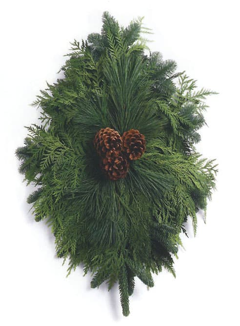 Fresh Double Pointed Swag