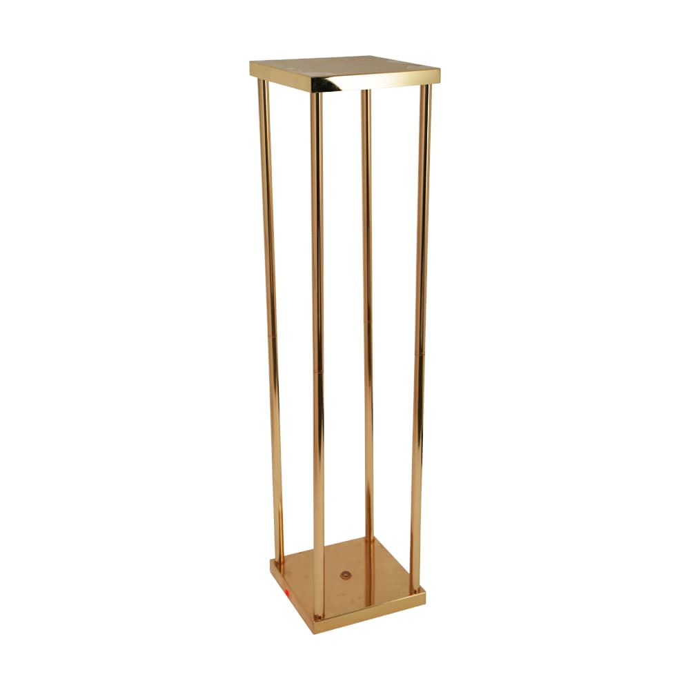 42" Harlow Metal Pillar - Gold 