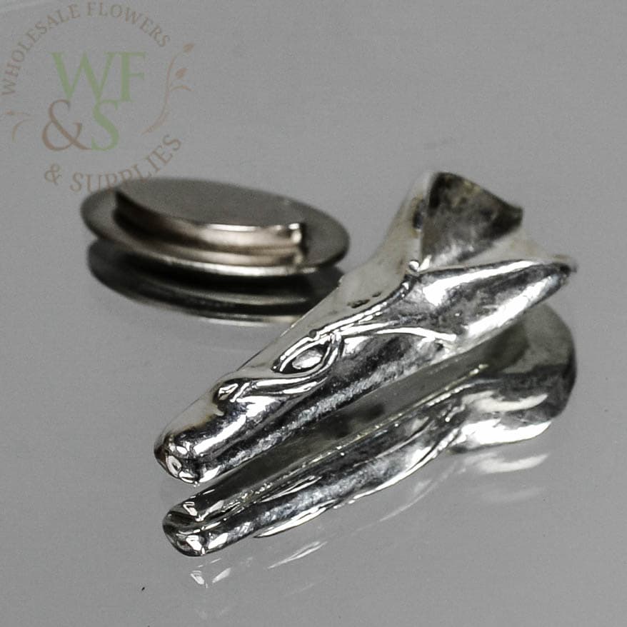 Calla Boutonnière Vine Silver