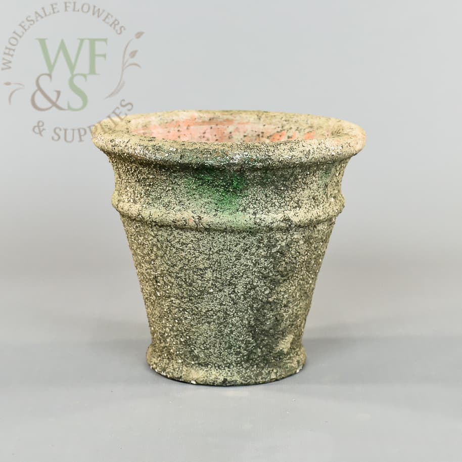 Classic Mossy Aged Ceramic Pot 
