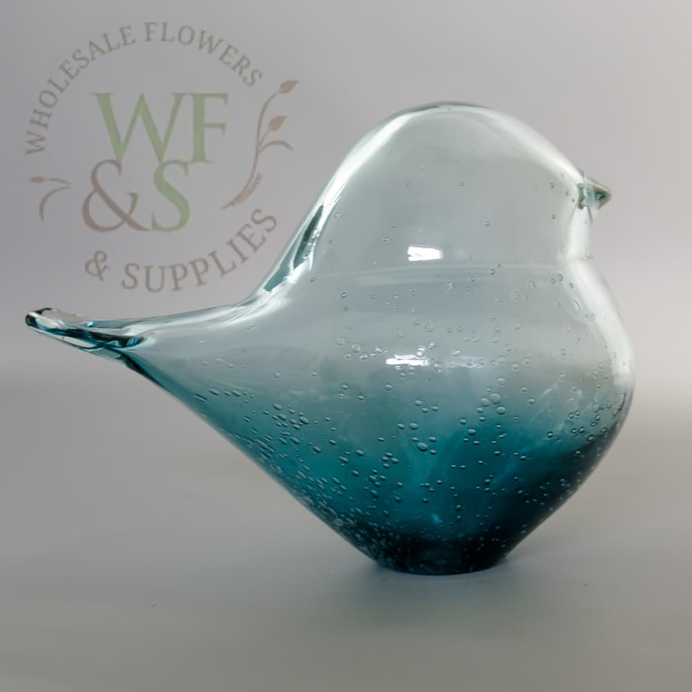 Bubbled Glass Decorative Bird