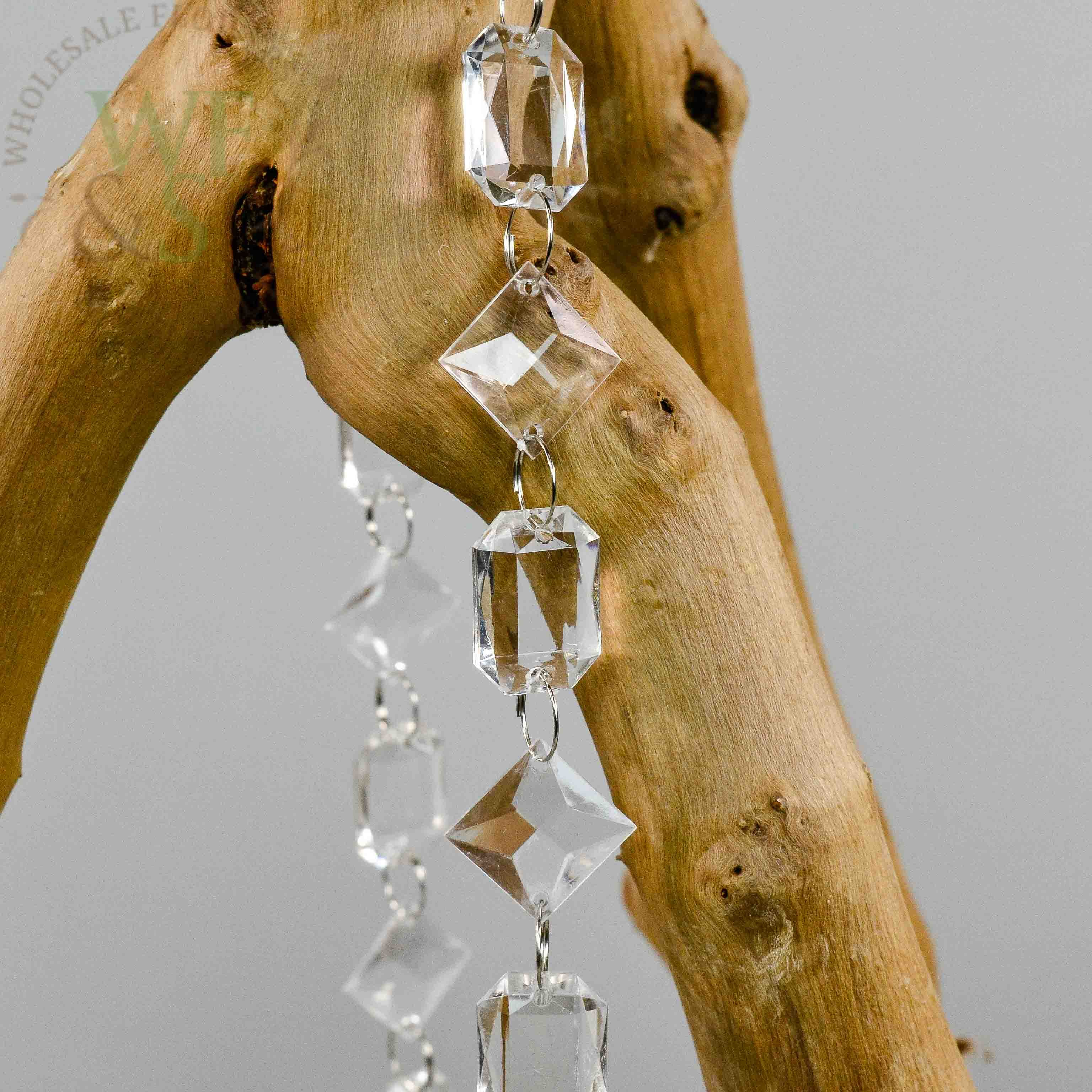 Acrylic Crystal Garland Clear 10YDS 