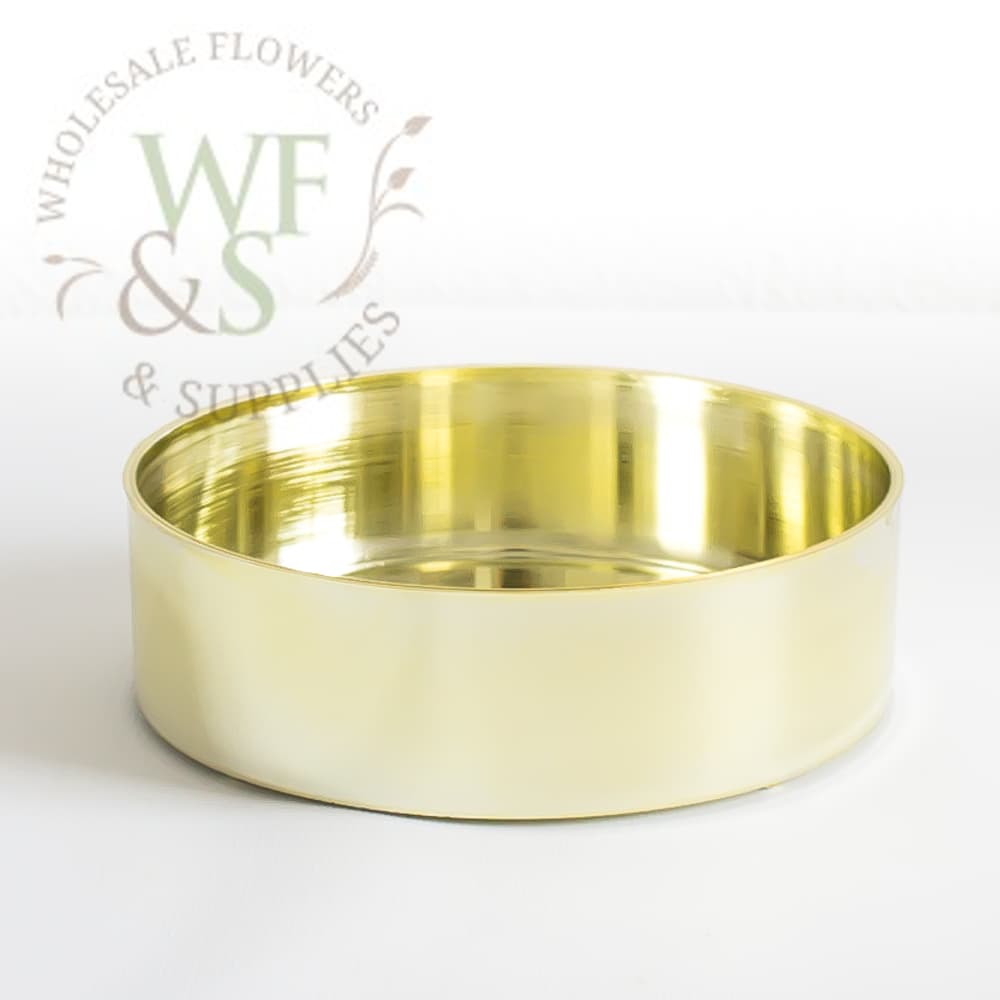 Metallic Gold Plastic Designer 6"