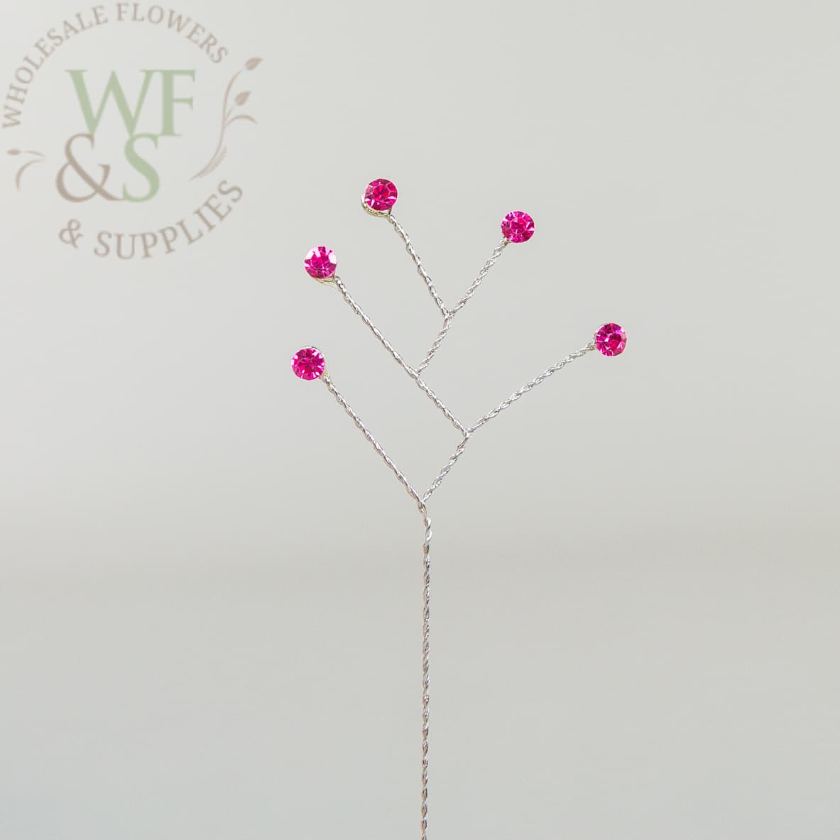 Rhinestone Quintet-Rose 12 pcs. per package