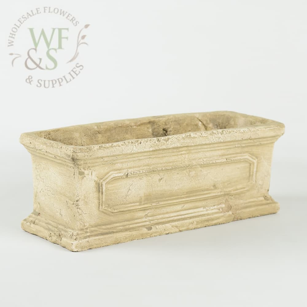 Rectangle Distressed Clay Pot Planter DISC