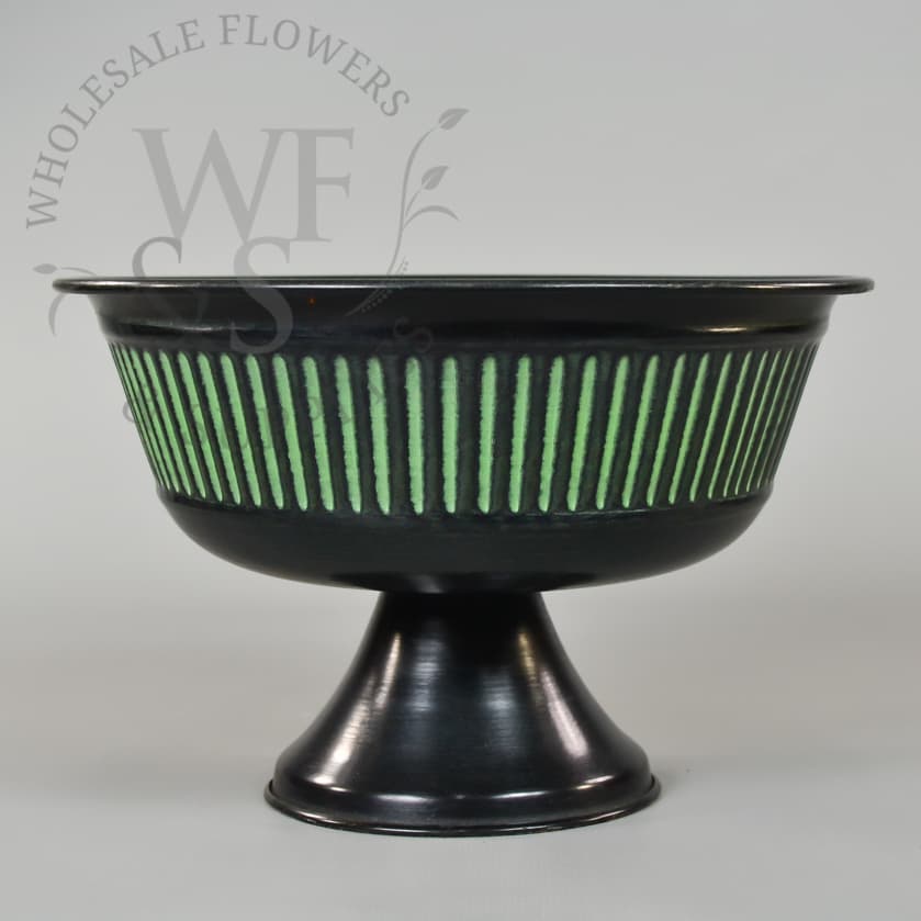 Metal Planter waves Dashes