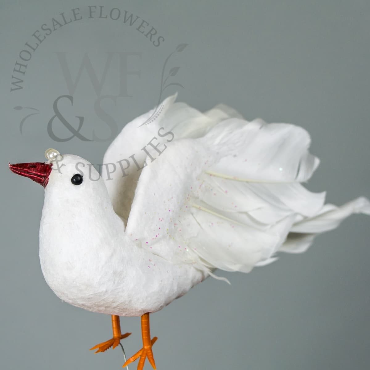 6" White dove