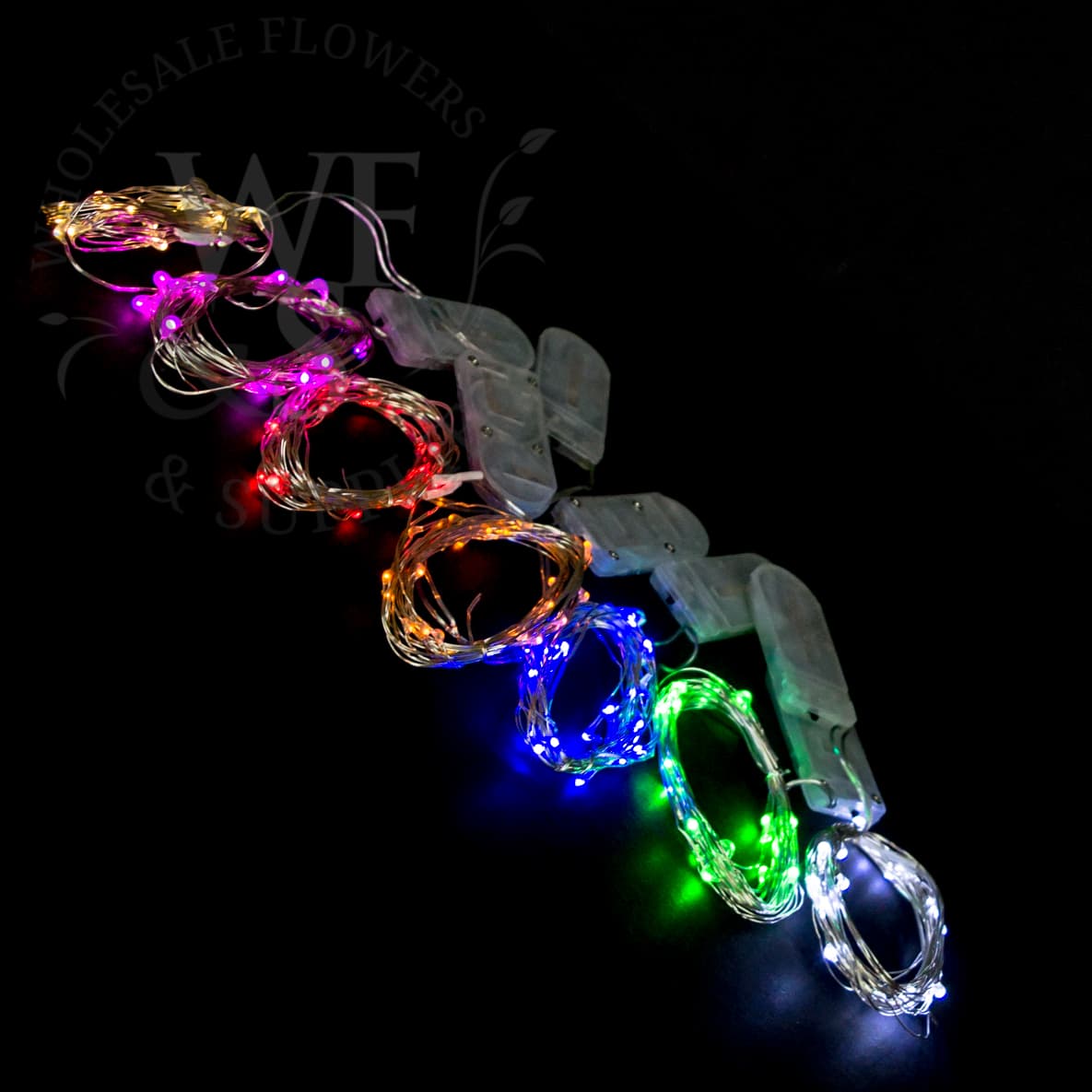 3-Pack Mini Deco String Lights - String of 20 Lights Assorted Colors