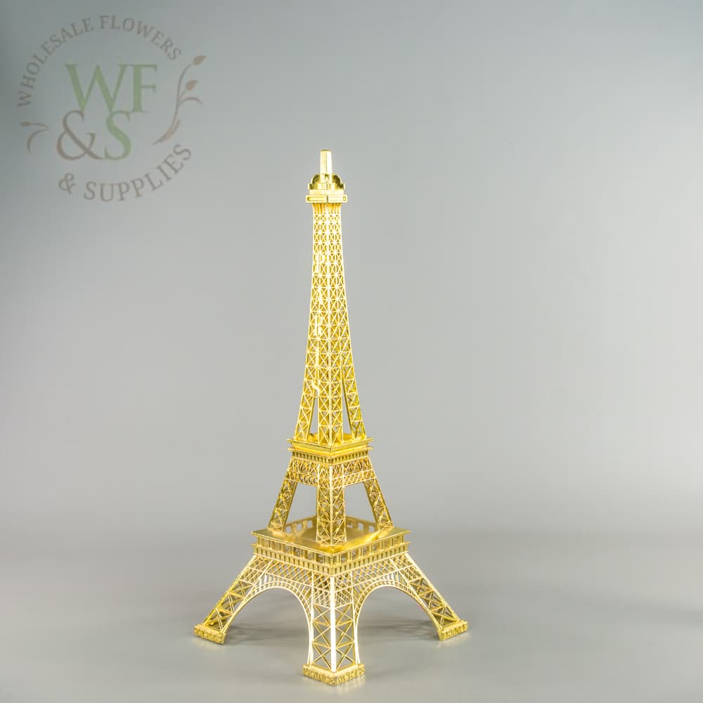 Mini Metal Eiffel Towers Gold - 9.75"