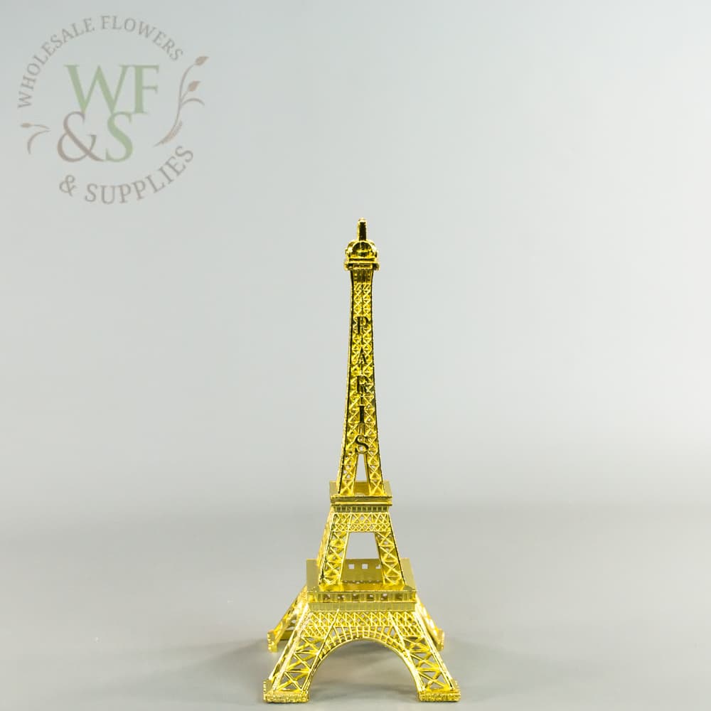 6" Gold Mini Metal Eiffel Tower