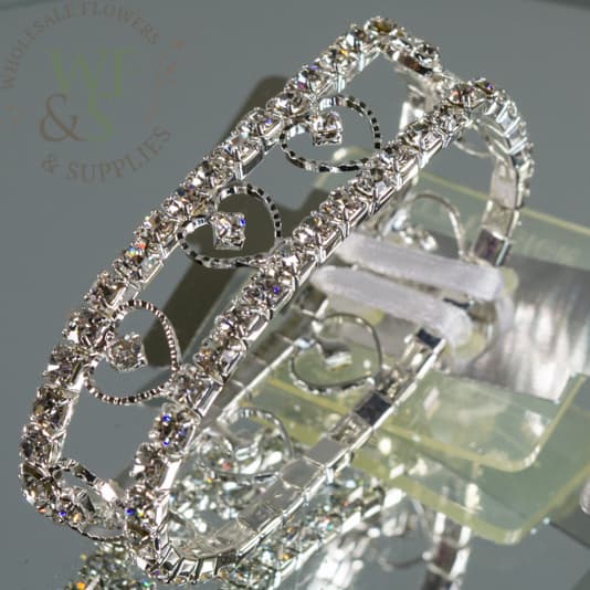 Cupid dazzle flower bracelet