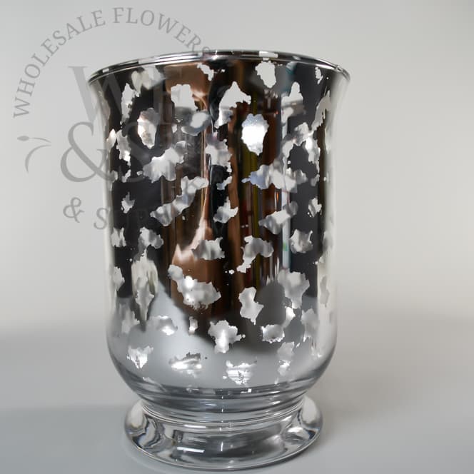 Silver Mercury Glass Garden Vases (Small)