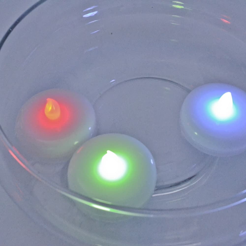 Floating LED Candles  RGB 6 Pack