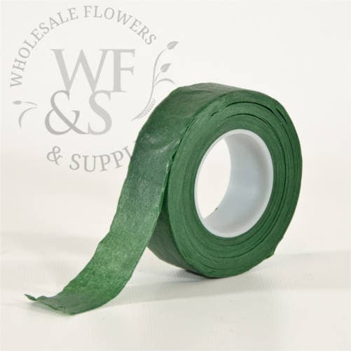 1" Green Floratape Floral Tape Stem Wrap