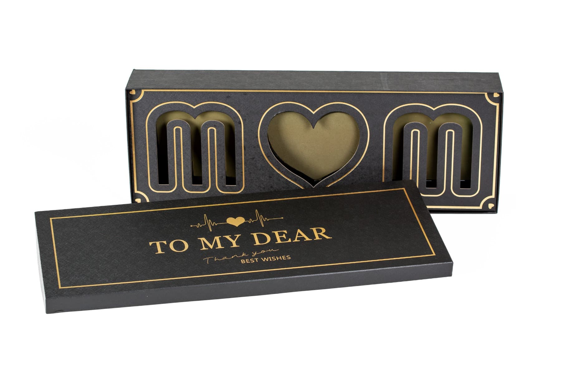 "To My Dear Mom" Black Flower Box