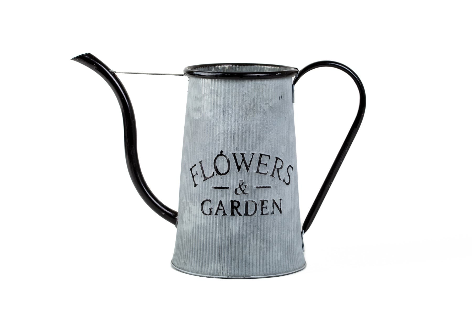 "Flowers & Garden" Metal Watering Can