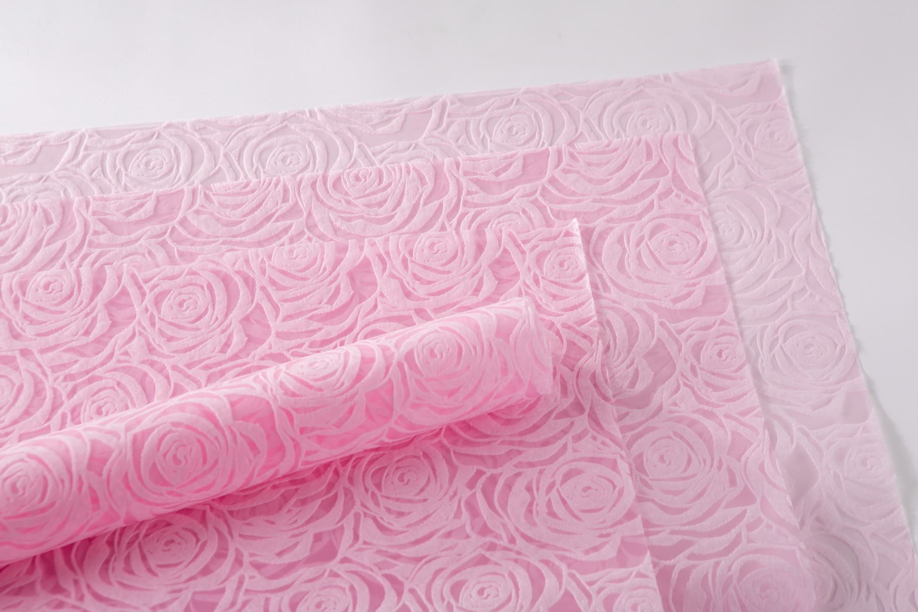 'Pink Blossom' Print Flower Wraps