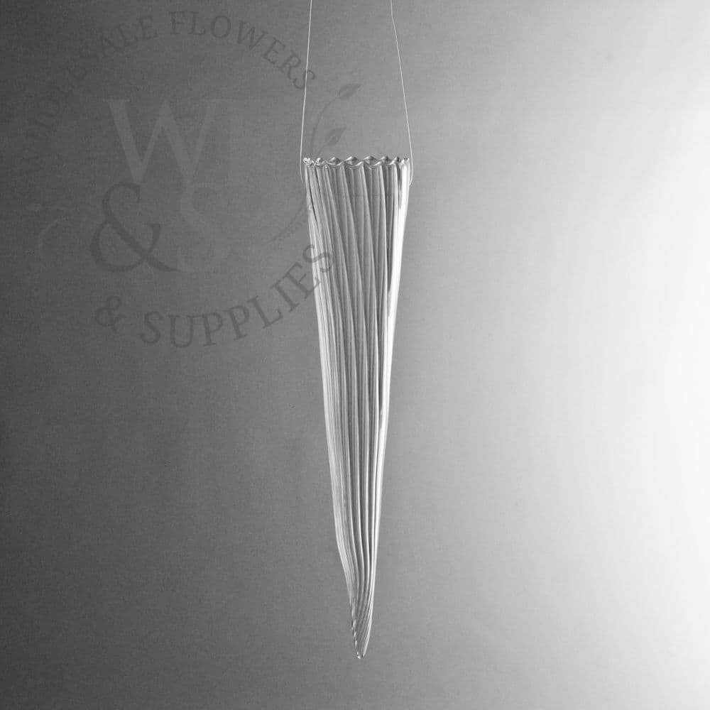 Hanging Glass Vase 12 1/4"