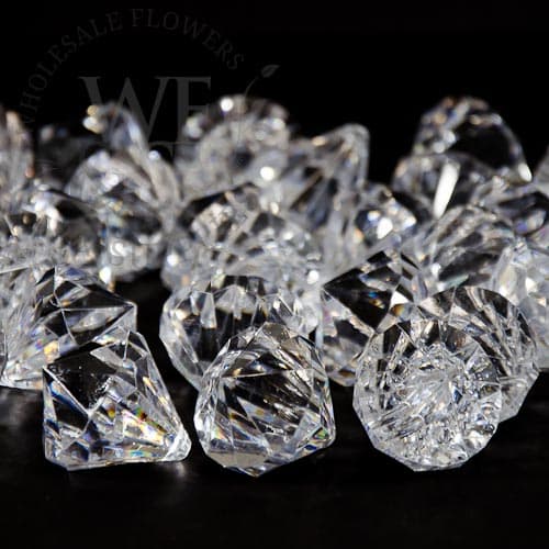Large Clear Acrylic Diamonds