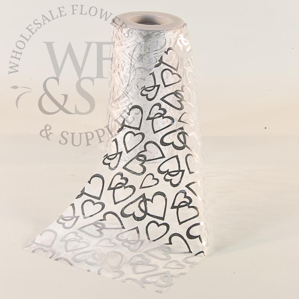 Lovely hearts tulle spool