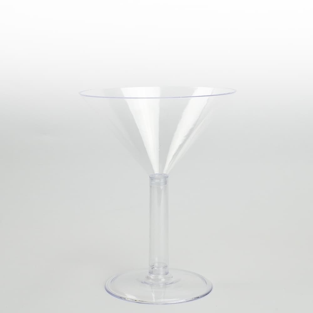 9" Martini Glass - Clear Acrylic