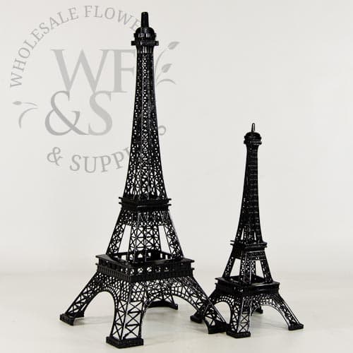 9.75"  Black Metal Eiffel Tower